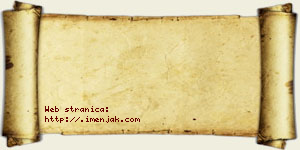 Laza Adamović vizit kartica